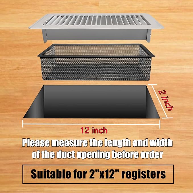 Floor Register Vent Cover Filter Net - Image 3