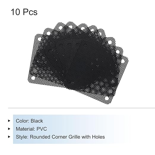 MECCANIXITY 10PCS PC Dust Filter, 50mmx50mm PVC Computer Case Cooler Dustproof - Image 3