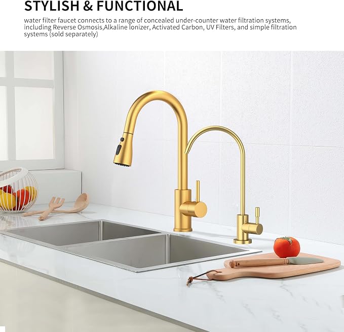 Kitchen Sink Faucet with Pull - Image 3