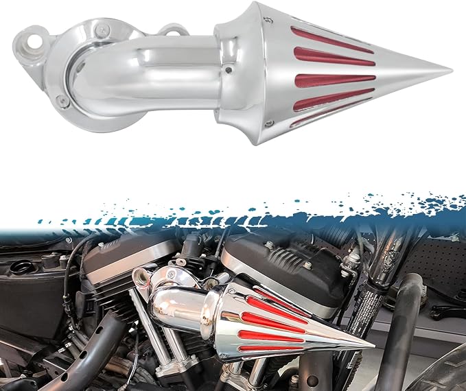 Air Cleaner Motorcycle CNC Spike Air Intake Filter Kit Fit by Motosikleta