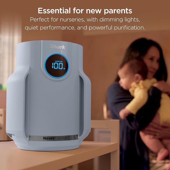 Shark Air Purifier for Home, NeverChange Compact Pro, 2 Pack, For Bedroom - Image 3