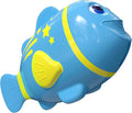 Rechargeable Swimming Fish Toy, Light up Bath Toys with Temp-Color Eyes for Baby Bath, Alive Pool Diving Toys for Kids Ages 4-8, Toddler Bathtub, Water Table