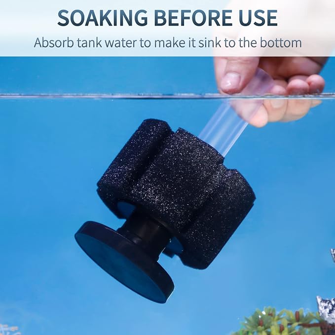 Pawfly Aquarium Bio Sponge Filter Quiet Betta Fry Shrimp and Small Fish Foam - Image 5