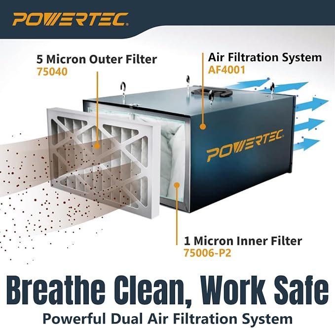POWERTEC 5 Micron Outer Air Filter 1PK - Image 7
