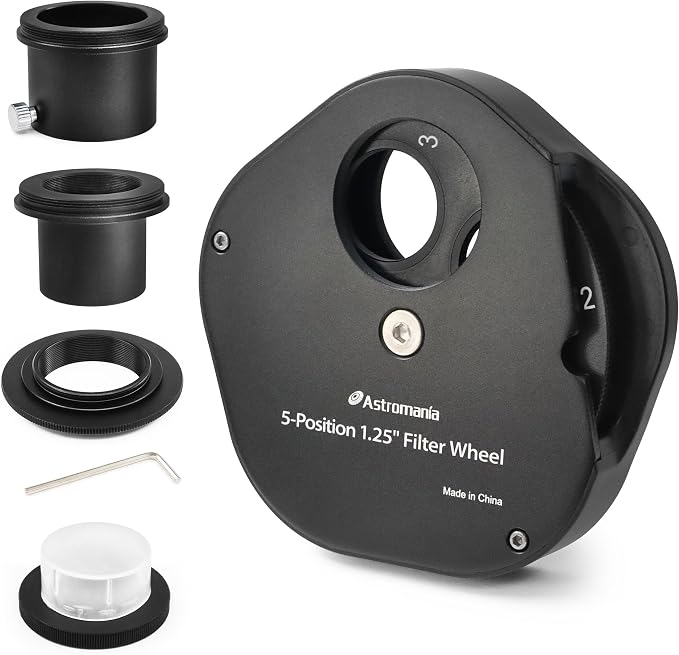 Astromania Filter Wheel for Telescope, Filter Drawer Compatible by AstromaniaOptics