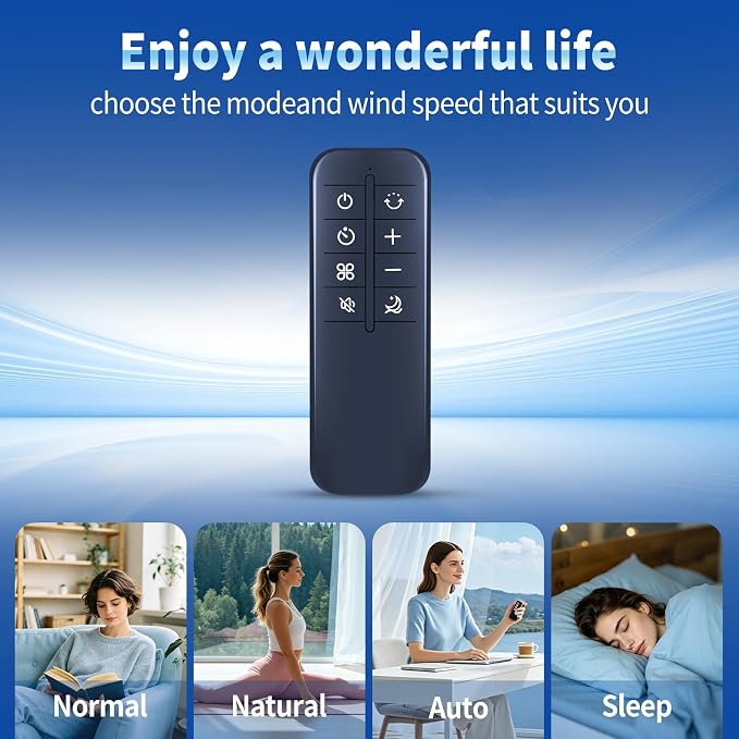 Replacement Remote Control for LEVOIT 36" Bladeless Tower Fan and Air Purifier - Image 7