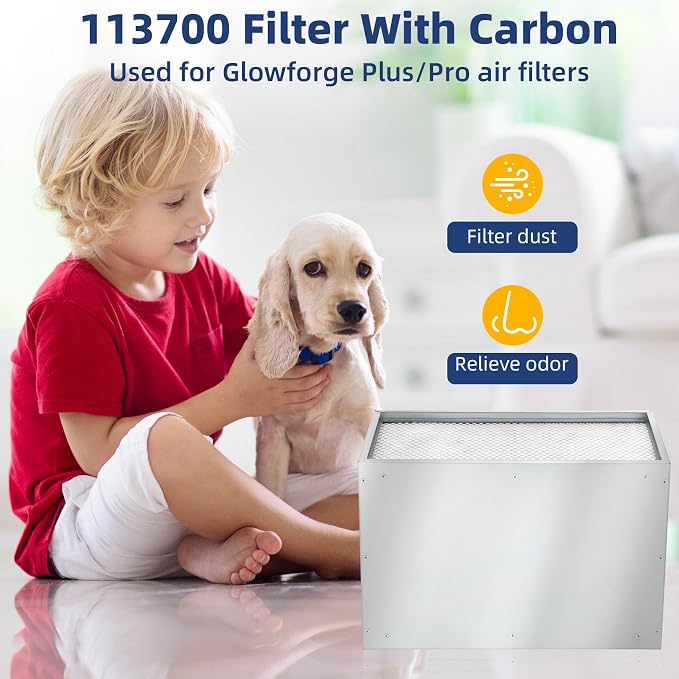 113700 Main Filter with Carbon Mix Compatible with Glowforge Plus/Pro Air - Image 2