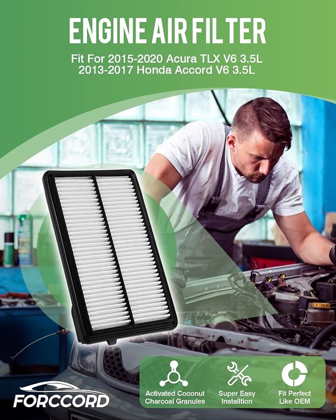 Cabin&Engine Air Filter for Honda Pilot, Acura MDX, MDX Hybrid Air Filter - Image 2