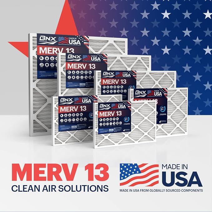 BNX TruFilter 20x25x1 MERV 13 AC Furnace Air Filter - Image 7