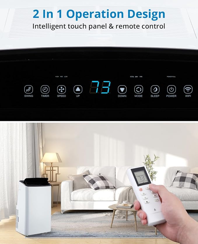 14, 000 BTUs Portable Air Conditioner - Image 3