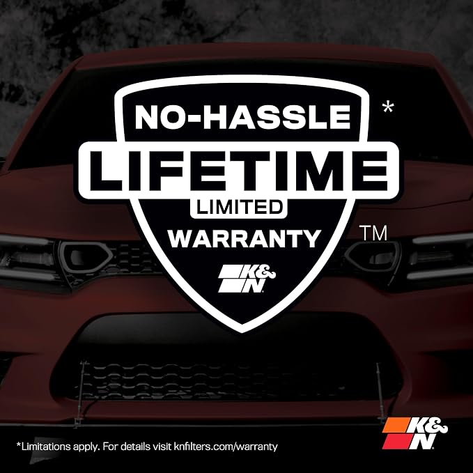 K&N High-Flow Original Lifetime Engine Air Filter: Increase Power: Premium - Image 8