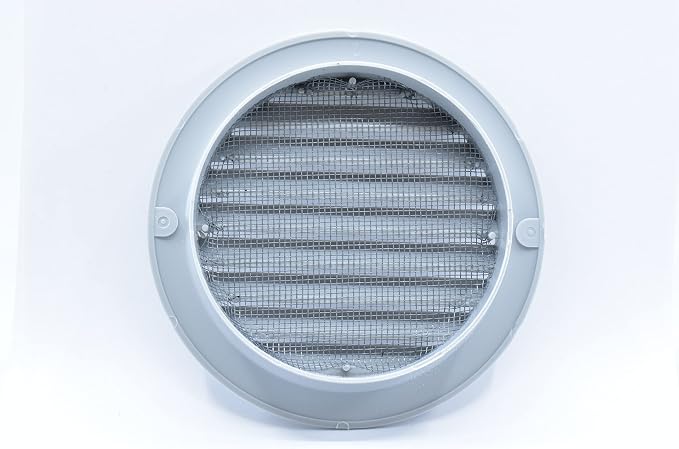 VENTS-US - 6" Round Plastic Vent Cover in Light Grey - Compatible with a 6 Inch - Image 3