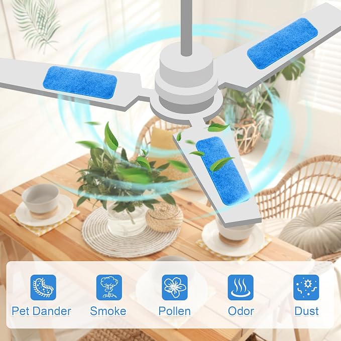 Tuanse 20 Pack Ceiling Fan Filters - Image 4