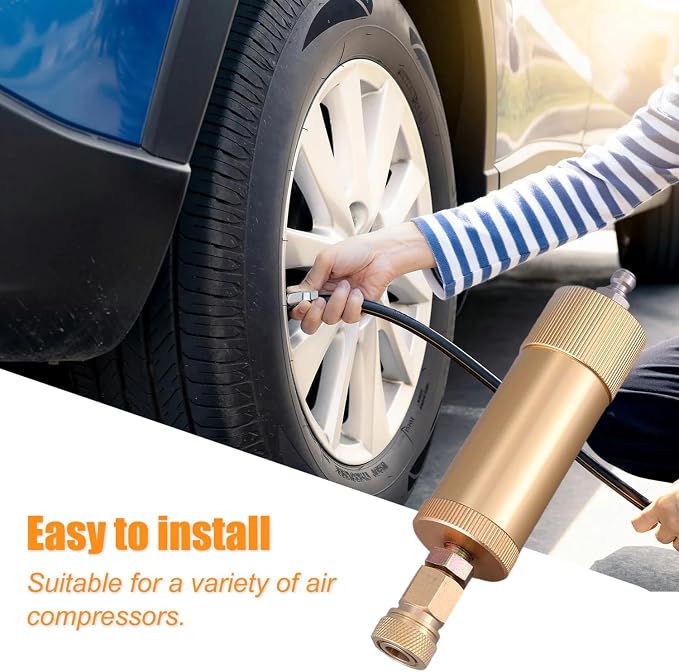 High Pressure PCP Air Filter Oil-Water Separator, 40MPa/5800Psi Inline Moisture - Image 5