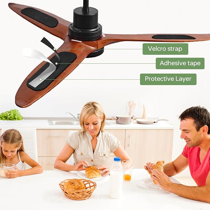 Ceiling Fan Filters for Blades. Bring Fresh and Natural Air.Easy to Install - Image 7