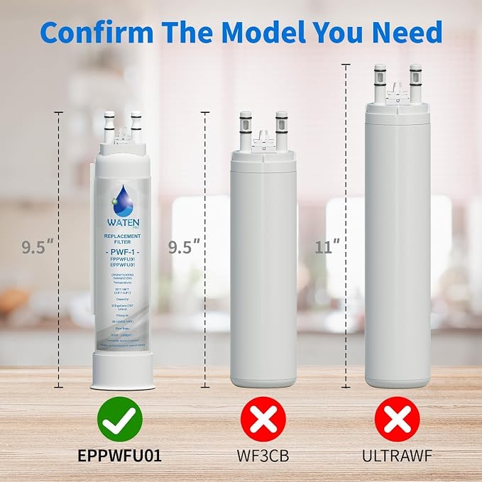 FPPWFU01 Water Filter Replacement, Compatible - Image 2