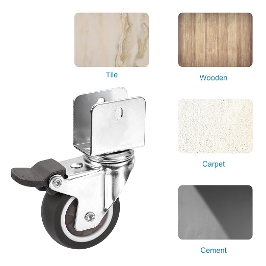 PATIKIL 2" Swivel Caster Wheels - Image 5