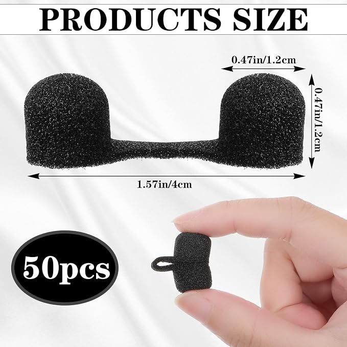 50Pcs Nose Plug Filter, Disposable Nose Filter Sponge Dust Filters - Image 3