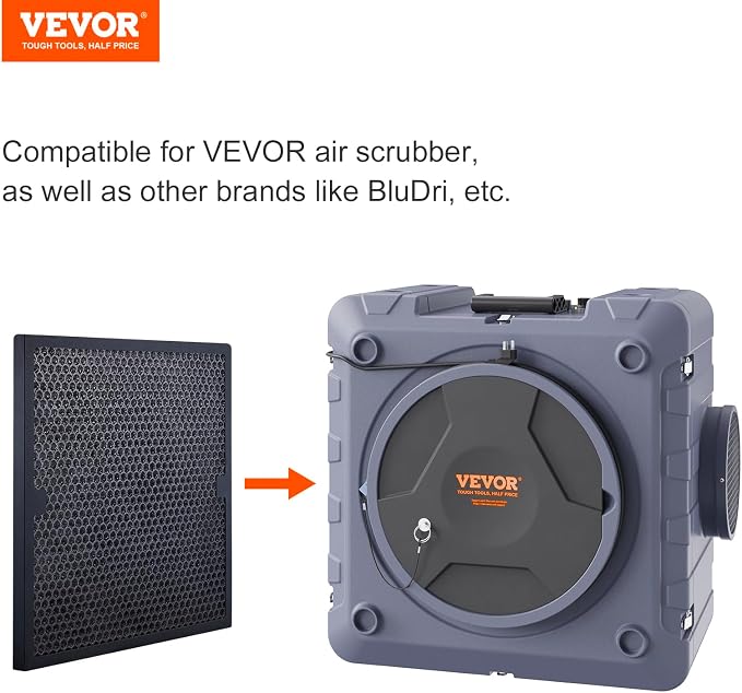 VEVOR Active Carbon Filters, 3 Pack, 15.7'' x 15.7'' Air Filter Replacement - Image 8