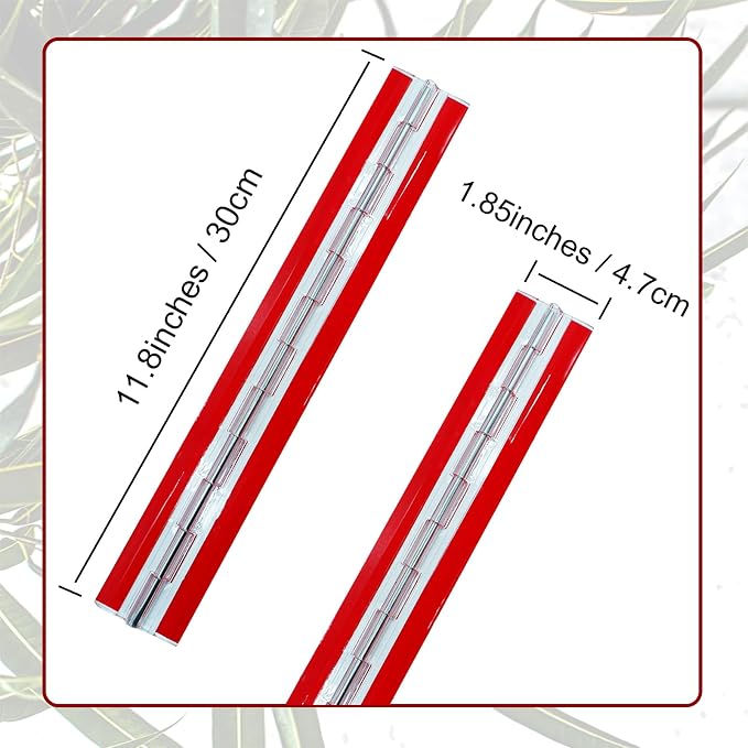 2 PCS Set of Acrylic Hinge 300 mm Continuous Piano Hinge 12" Acrylic Hinge 12" - Image 2