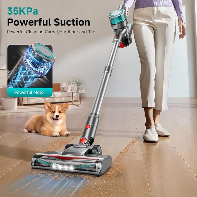 Cordless Vacuum Cleaner, Powerful Stick Vacuum Cleaner - Image 2