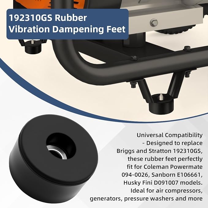 4PCS 192310GS Air Compressor Rubber Feet Anti Vibration Foot Mount Pads - Image 6