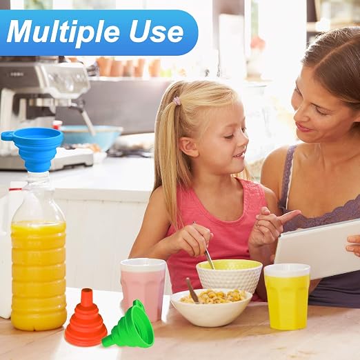 Boao 6 Pack Resin Funnels Filter 3D Printer Accessories Include Collapsible - Image 6