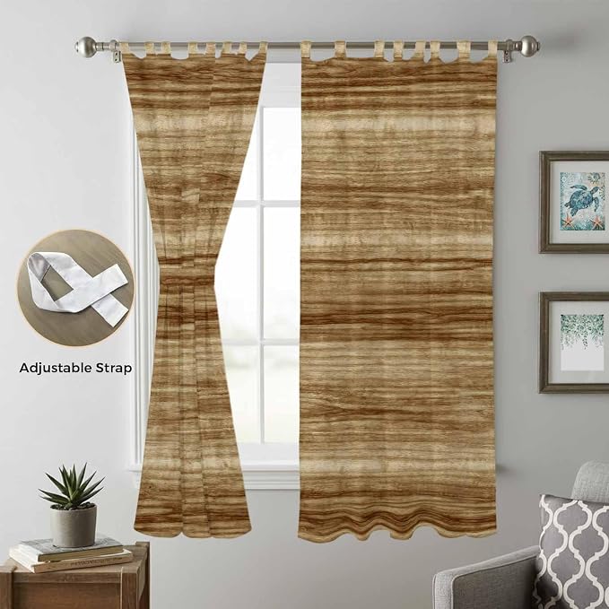 Vintage Western Living Room Curtains 84 Inch Length, Window Curtains Tab Top - Image 5