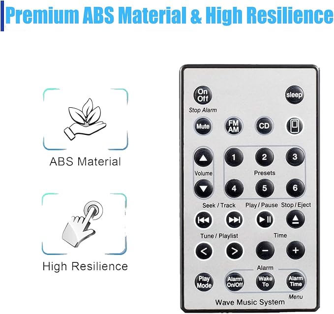 Replacement Remote Control for Bose Wave Sound Touch Music Radio System I II - Image 3