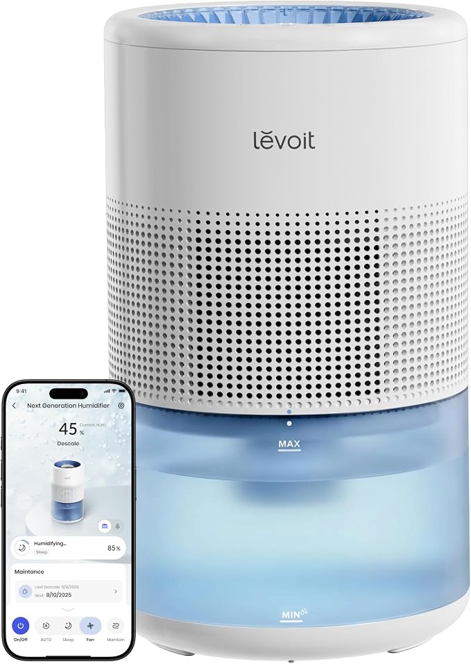 Levoit Evaporative Humidifiers for Bedroom, Superior Studio Smart | 4.5L by Unknown