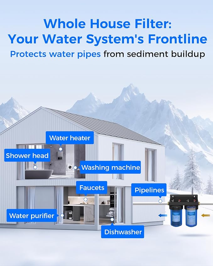 Waterdrop WF10BG Whole House Water Filter, Compatible - Image 7