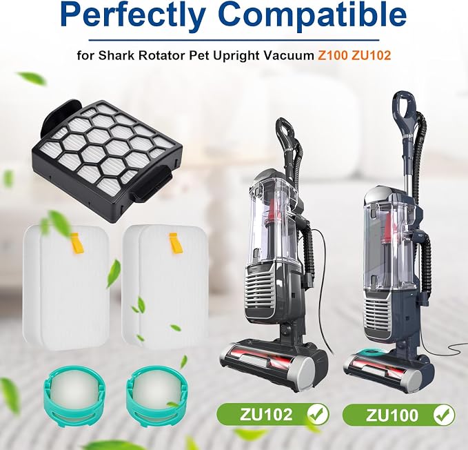 ZU100 Filters for Shark ZU102 Odor Neutralizer Cartridges for Shark ZU100 Pet - Image 2