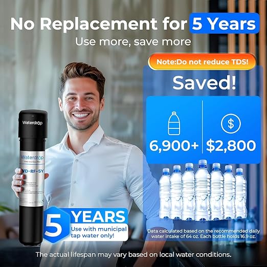 Waterdrop UA-5Y   Under Sink Water Filter System, Ultra Long Life - Image 2