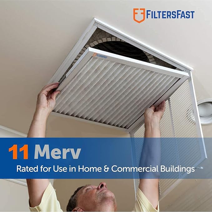 Filters Fast 24x24x1 Air Filter MERV 11, Made in the USA, Actual Size: - Image 2