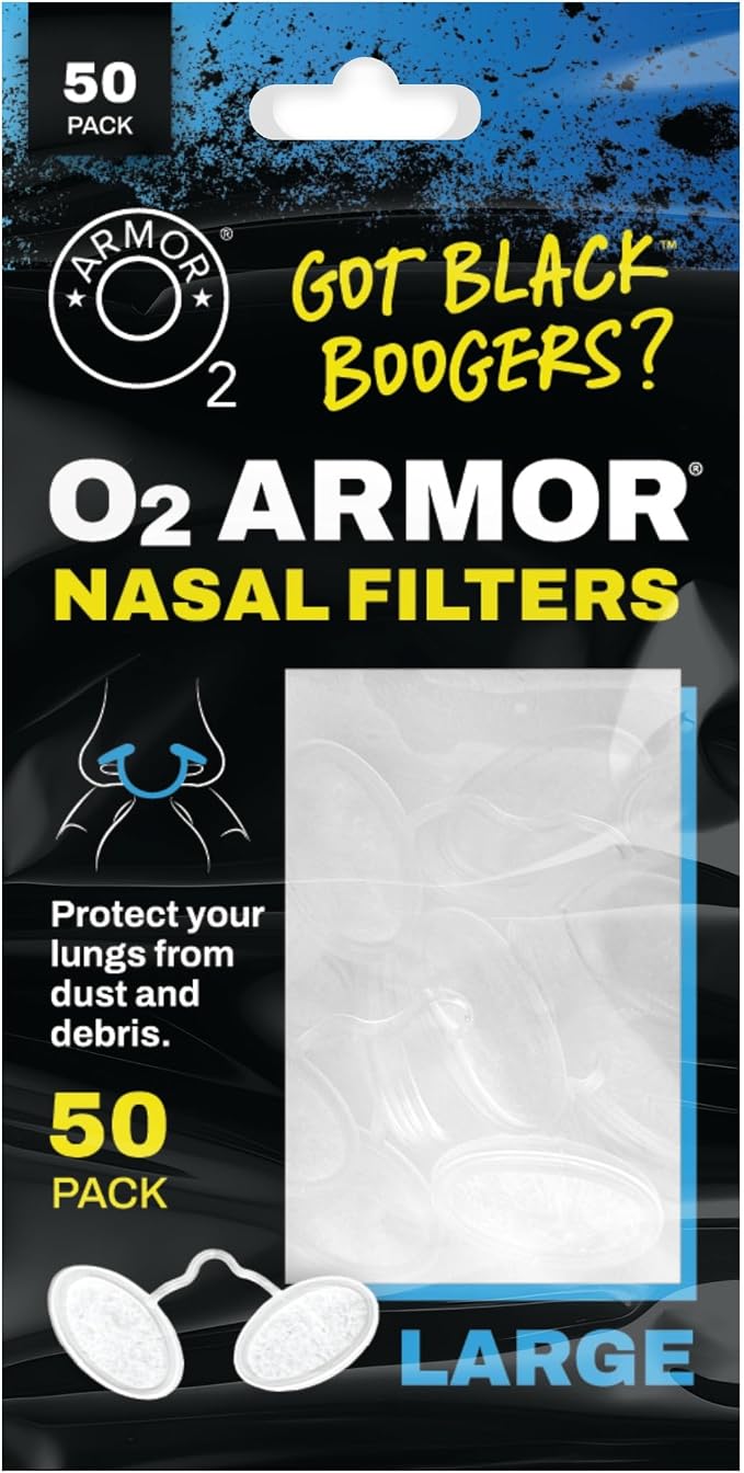 O2 Armor Nose Filters for Welders & Allergies by O2Armor