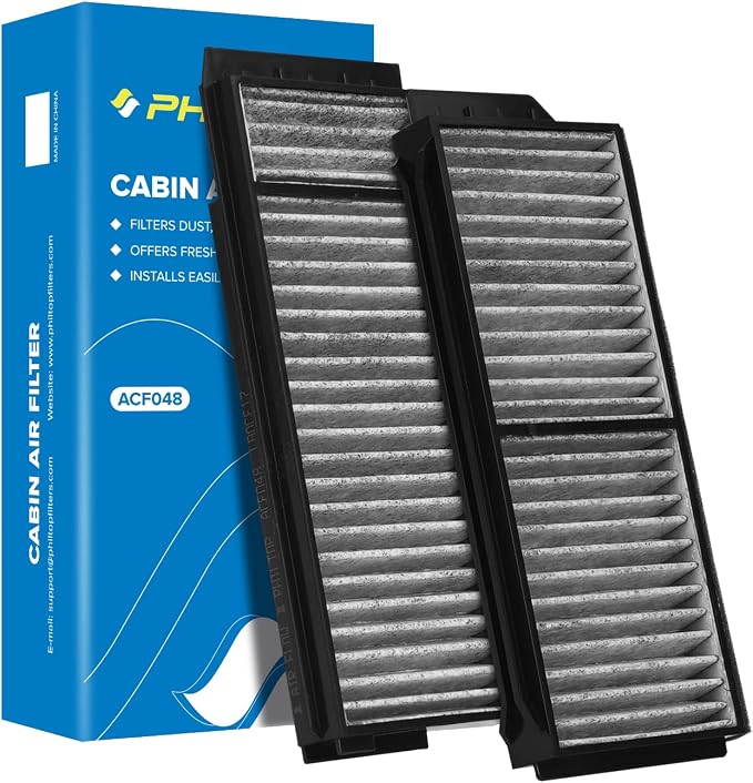 PHILTOP HEPA Cabin Air Filter w/Activated Carbon, Compatible by PHILTOP