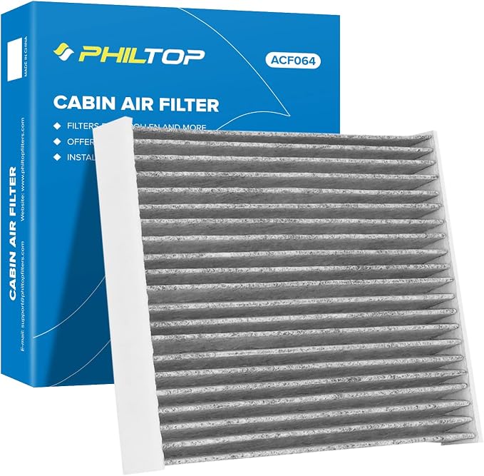 PHILTOP HEPA Cabin Air Filter w/Activated Carbon, Compatible by PHILTOP