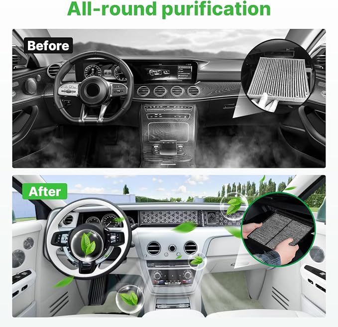 Engine+Cabin Air Filters Fit for Crosstrek 16-17, Forester 09-18, Impreza 08-16 - Image 4