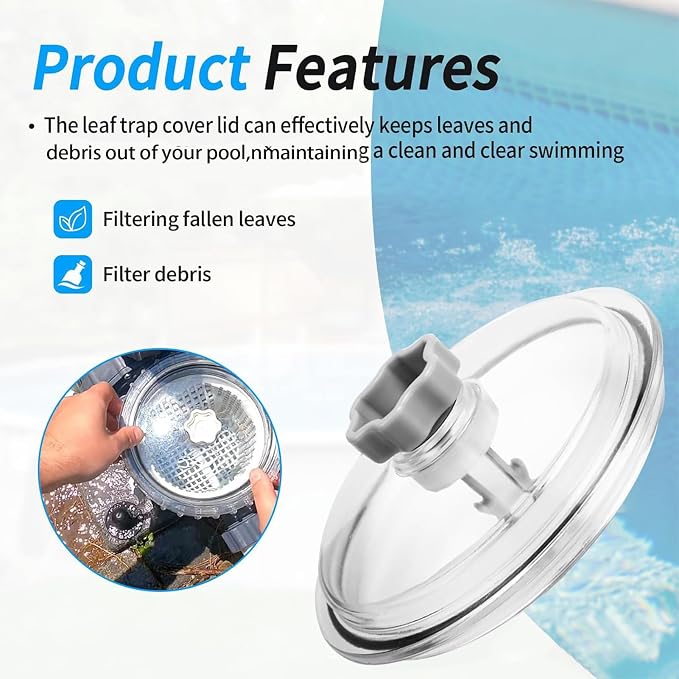 Pool Leaf Trap Cover Lid – Sand Filter Replacement Kit | Leaf Catcher - Image 2