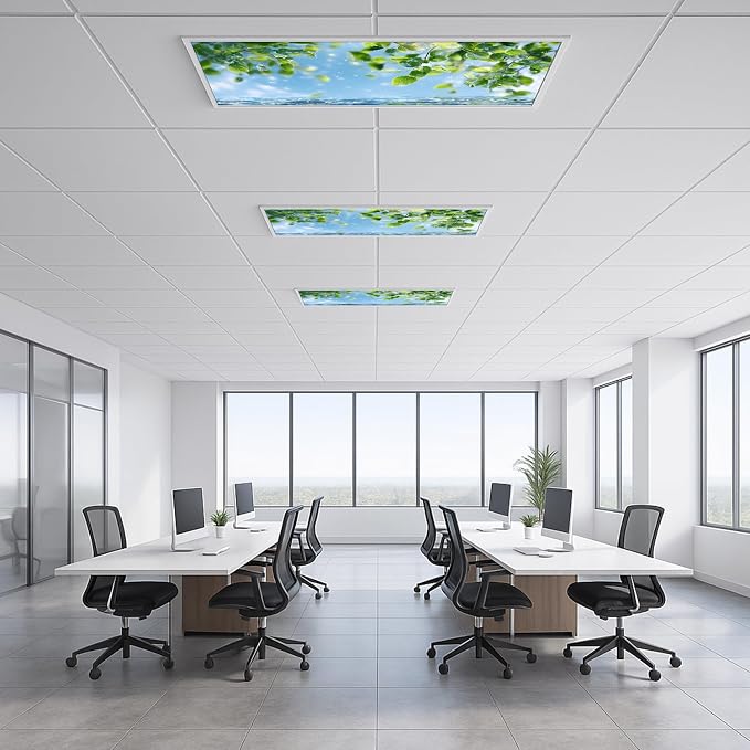 2 Pack Fluorescent Light Covers 4x2 ft Magnetic Light Covers - Image 6