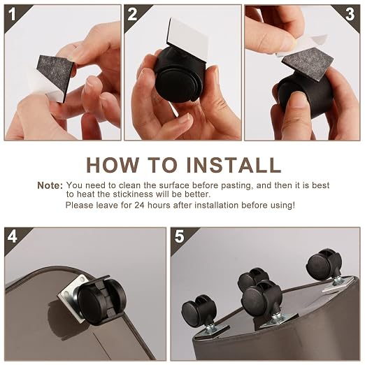 8 PCS 1" Free Punching Pastable Plate Caster - Image 2