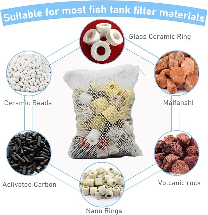 10PCS Aquarium Filter Media Bags - Image 7