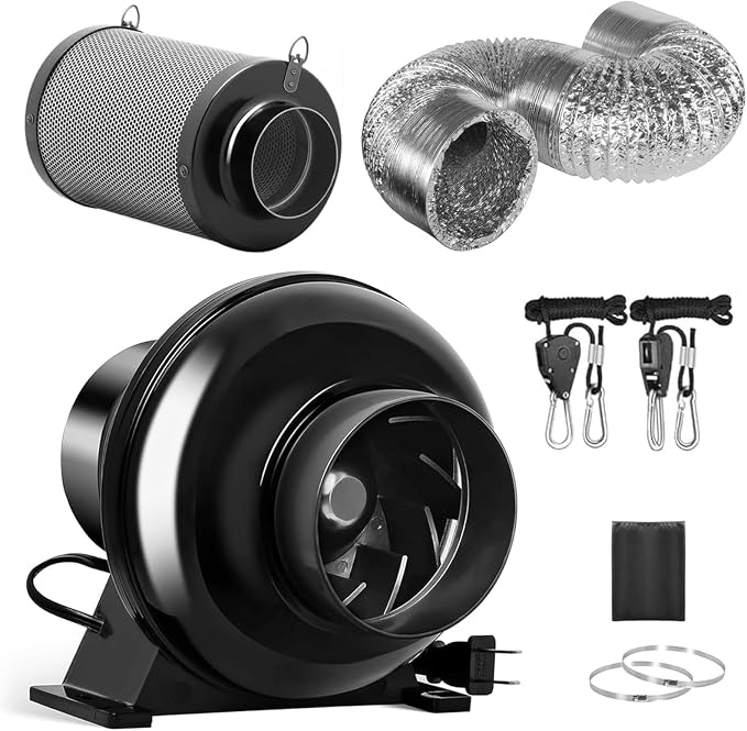 iPower 4" 195 CFM Inline Fan by iPower