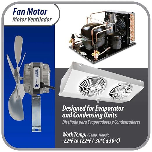 Appli Parts APFM-101E 10W Refrigeration Condenser and Evaporator Motor 115V - Image 8