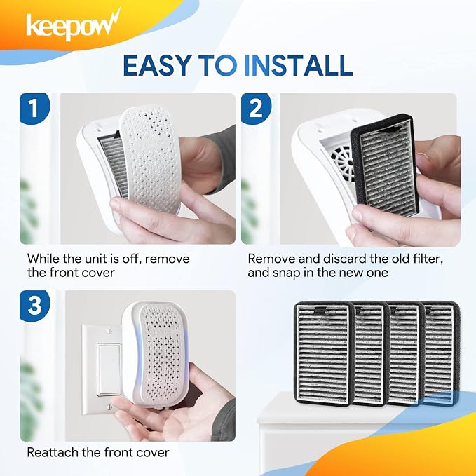 KEEPOW DSTx HEPA +Carbon Filters Replacement Compatible - Image 5