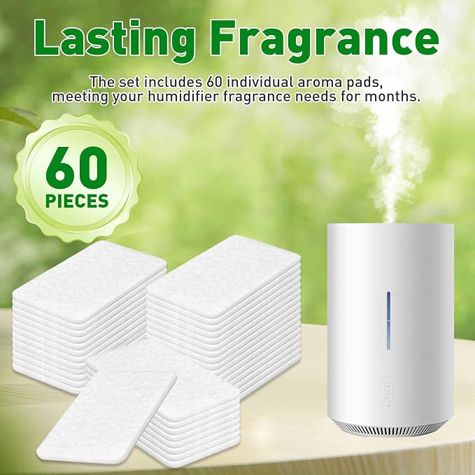 60-Pack Humidifier Aroma Pad Compatible - Image 2