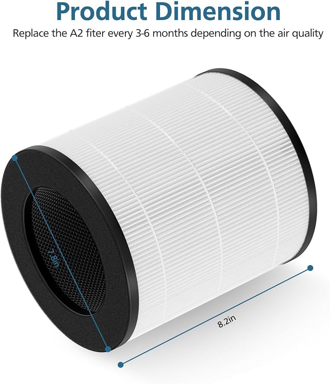 2 Pack A2 Replacement Filter Compatible - Image 2