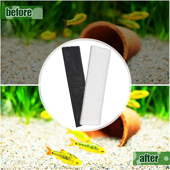 Pangda 24 Pcs Carbon Filter Foam Pads and Foam Filters Compatible - Image 6