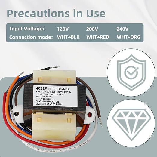 Criditpid 90-T40F3 Class 2 Transformers Thermostat Energy Limiting - Image 6