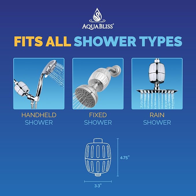 AquaBliss Heavy Duty Shower Filter – Latest Superior Advanced 30x Filtration - Image 5